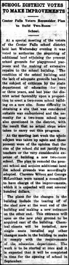 CenterFallsSchoolArticle